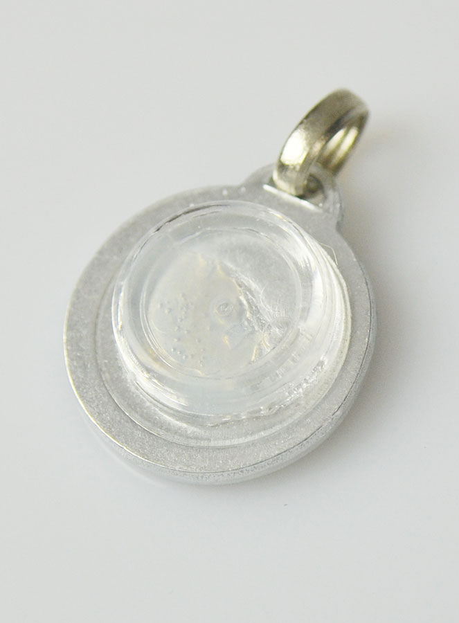 Médaille Vierge Marie Rouge & Eau de Lourdes (pic 4)