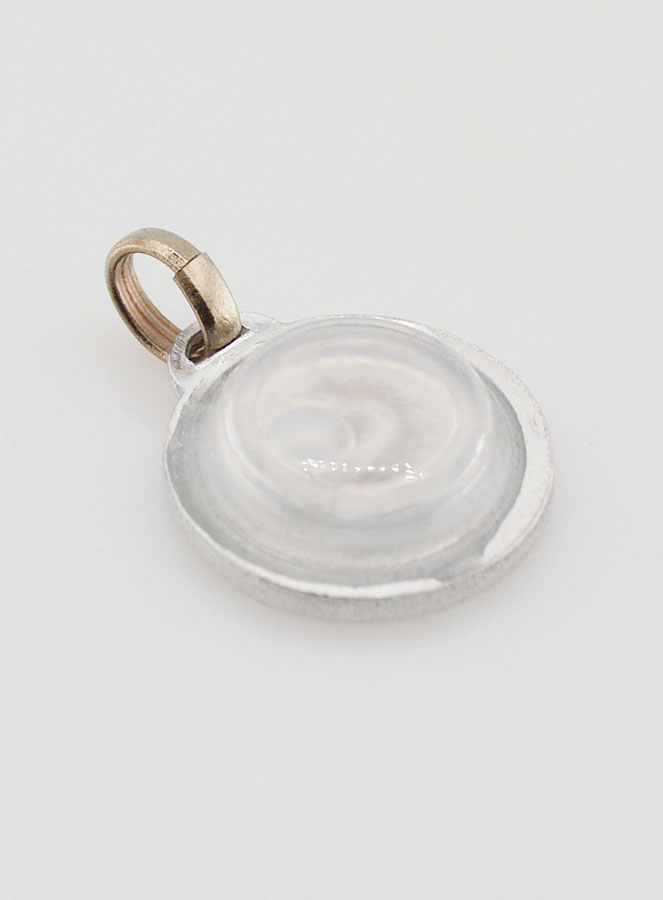 Médaille Vierge Marie Bleue & Eau de Lourdes (pic 4)