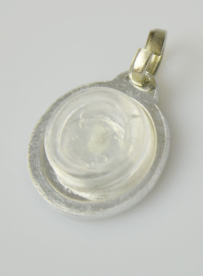 Médaille Vierge Marie Orange & Eau de Lourdes (pic 4)