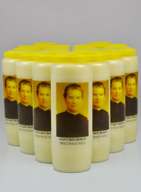 Lot de 20 Bougies de Neuvaine à Saint Don Bosco (pic 1)
