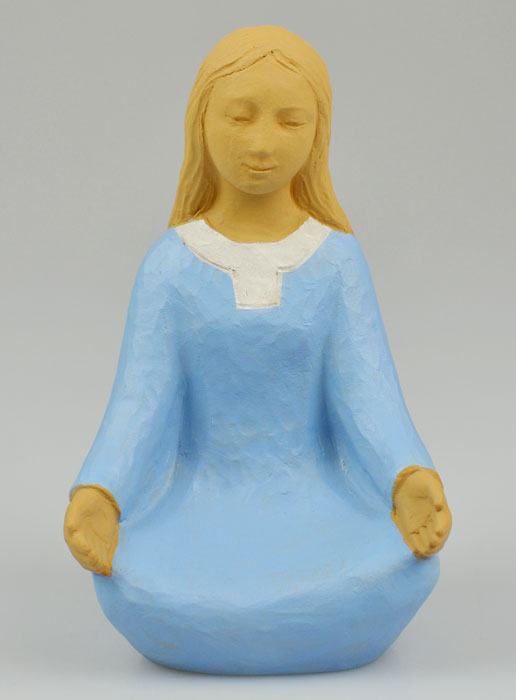 Crèche Nuit de Lumière - Santon Sainte Vierge Marie (pic 2)