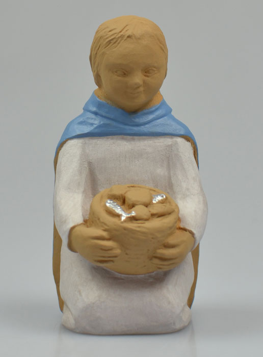 Crèche de Lumière - Santon Enfant au 5 Pains 2 Poissons (pic 2)