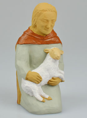 Crèche - Berger et son Mouton (pic 1)