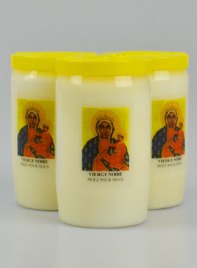 3 Bougies de Dévotion Sainte Vierge Noire - 3 Jours (pic 1)