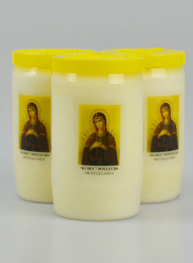 3 Bougies de Dévotion N-D des 7 Douleurs - 3 Jours (pic 1)