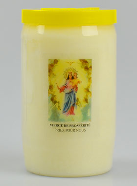 Bougie de Dévotion Vierge de Prospérité - 3 Jours (pic 1)