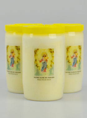 3 Bougies de Dévotion Notre Dame du Paradis - 3 Jours (pic 1)