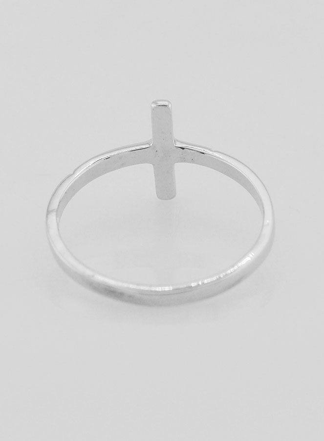 Bague Croix du Christ en Argent 925/1000 - Taille 56 (pic 4)