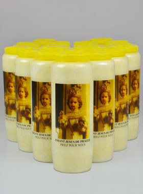Lot de 20 Bougies de Neuvaine à l'Enfant Jésus de Prague (pic 1)