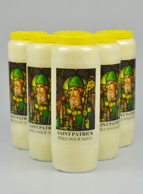 Lot de 6 Bougies de Neuvaine à Saint Patrick (pic 1)