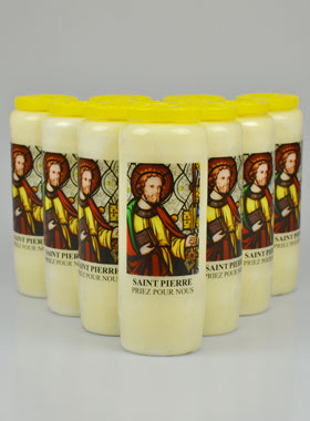 Lot de 10 Bougies de Neuvaine à Saint Pierre (pic 1)