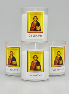 4 Bougies Veilleuses - Disons Oui au Christ (pic 1)