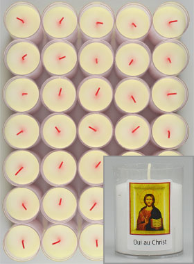 48 Bougies Veilleuses - Disons Oui au Christ (pic 1)