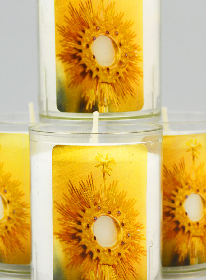 4 Bougies Veilleuses - L'Adoration de Jésus Eucharistie (pic 3)