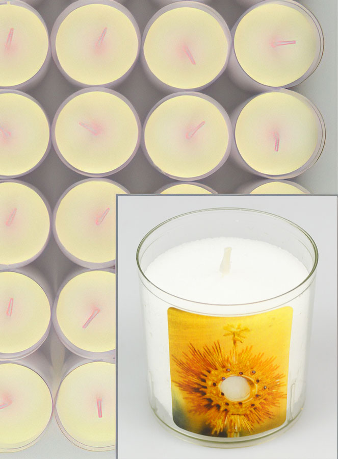 10 Bougies Veilleuses - L'Adoration de Jésus Eucharistie (pic 4)