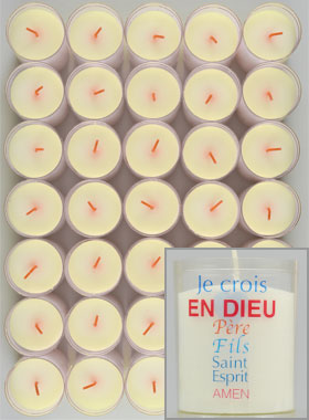 24 Bougies Veilleuses - Prière du Credo (pic 1)