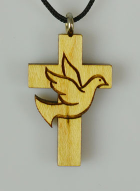 Pendentif Croix Confirmation Colombe Saint Esprit (pic 1)