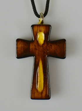 Pendentif Croix en Bois (pic 1)