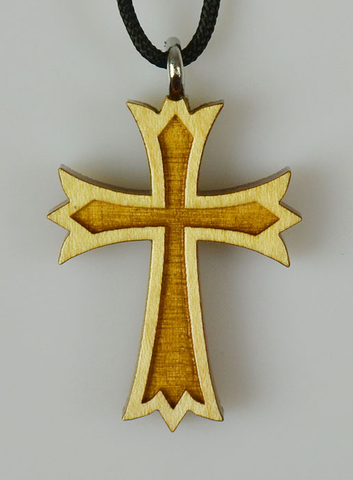 Pendentif Croix en Bois (pic 2)