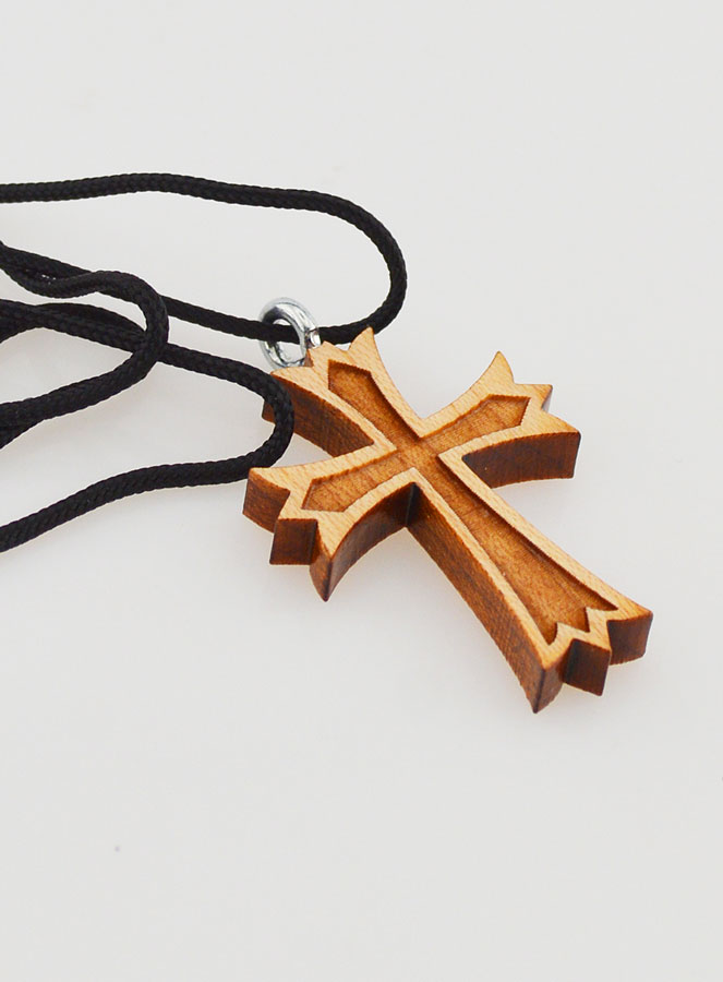 Pendentif Croix en Bois (pic 4)