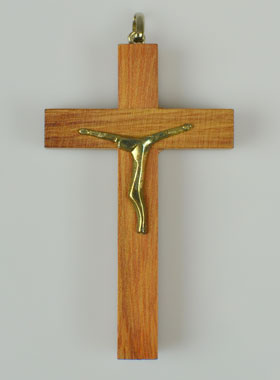 Pendentif Croix d' Aube en Bois Moderne (pic 1)