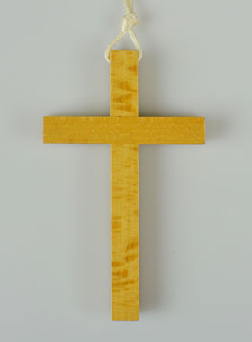Pendentif Croix d'aube sur cordon (pic 1)