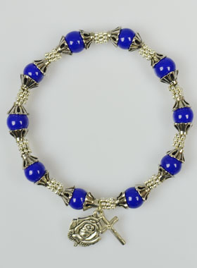 Bracelet Religieux en Perles de style Lapis Lazuli (pic 1)