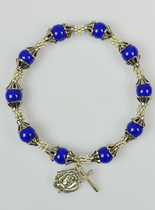 Bracelet Religieux en Perles de style Lapis Lazuli (pic 2)