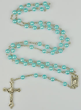 Chapelet de Lourdes en Perles Turquoise (pic 1)