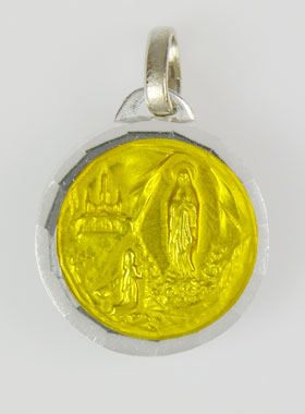 Médaille Jaune & Eau de Lourdes (pic 1)