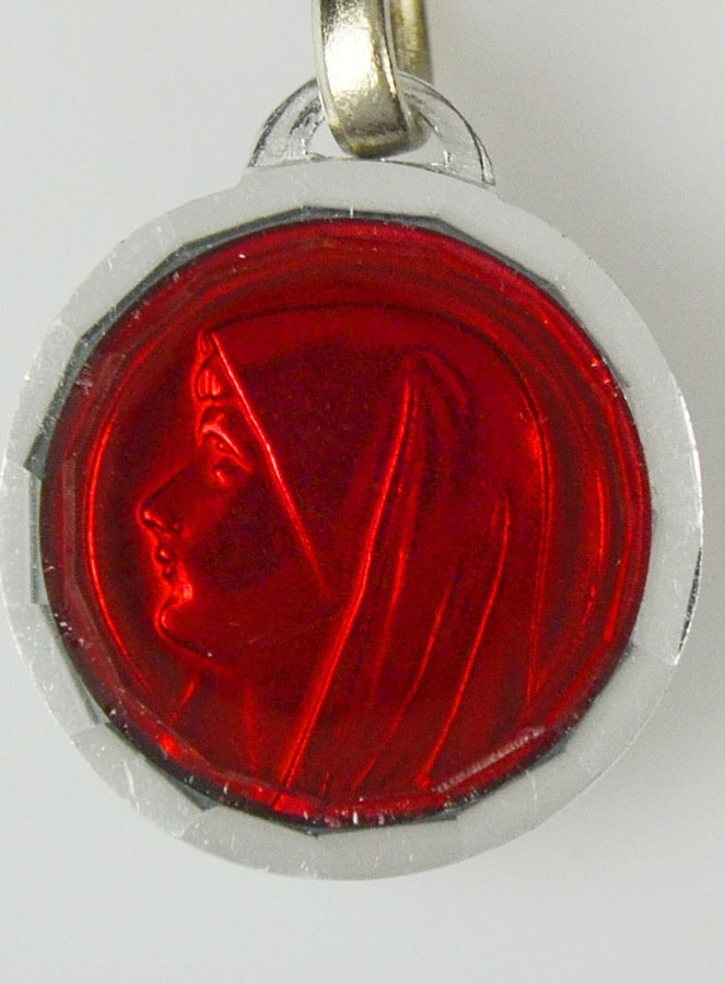 Médaille Vierge Rouge & Eau de Lourdes (pic 2)
