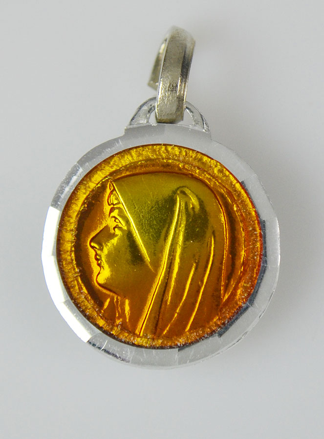 Médaille Vierge Orange & Eau de Lourdes (pic 1)