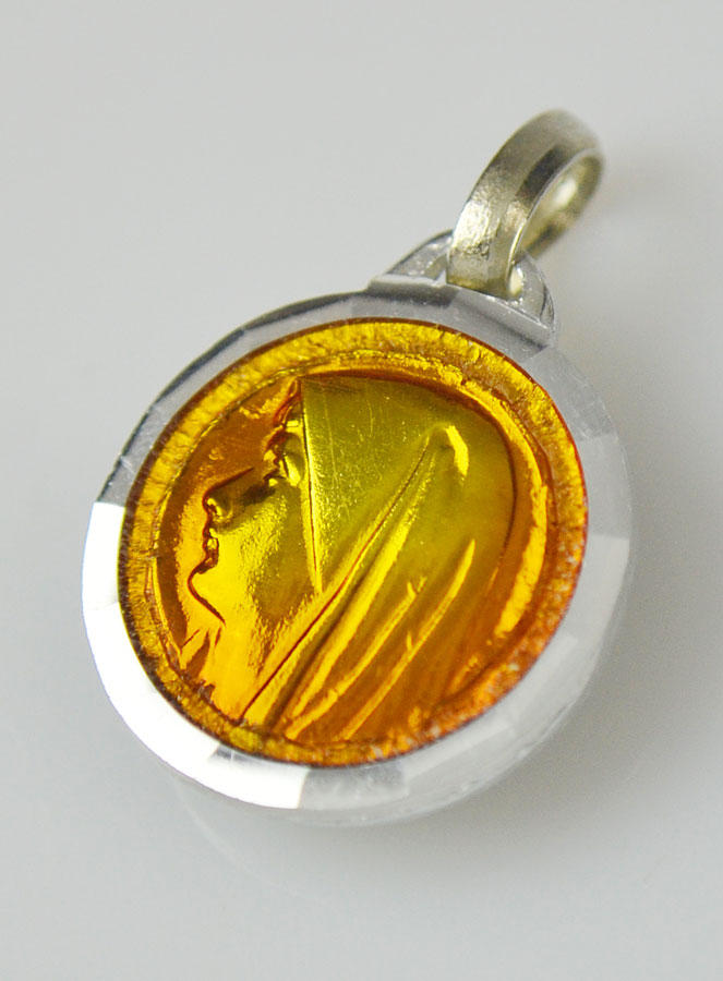 Médaille Vierge Orange & Eau de Lourdes (pic 4)