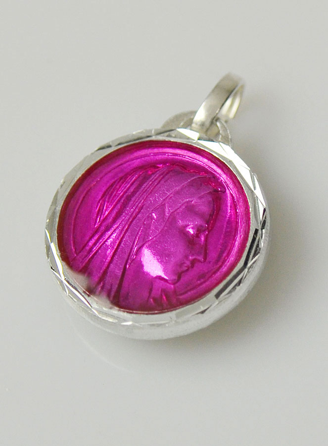 Médaille Vierge Rose & Eau de Lourdes (pic 3)