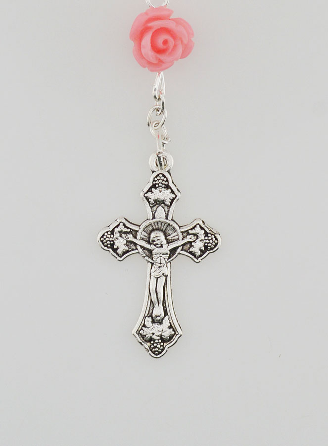 Chapelet en Perles de Nacre Rose (pic 4)