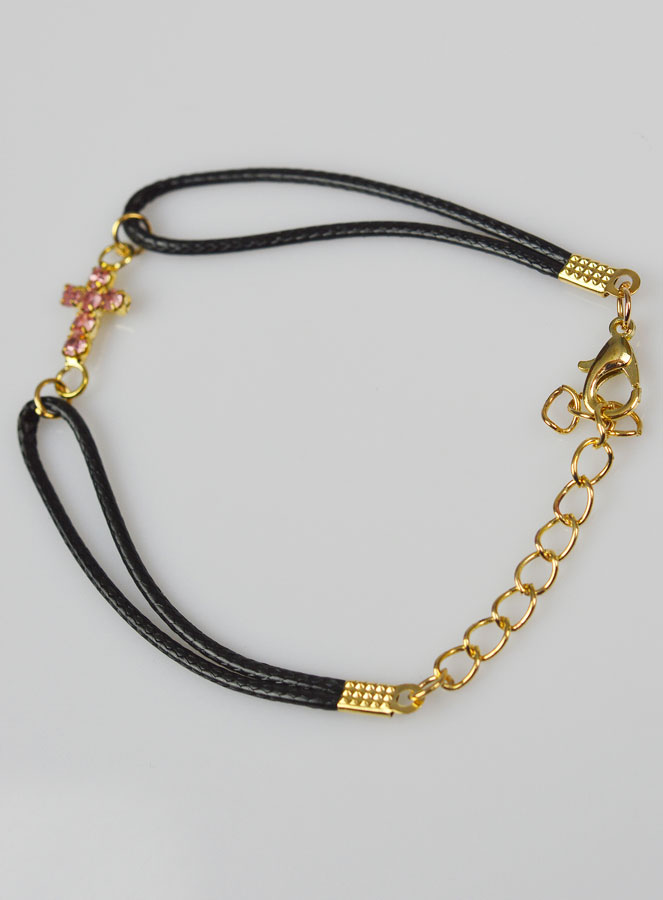 Bracelet Religieux avec Croix Or & Diamants (pic 3)