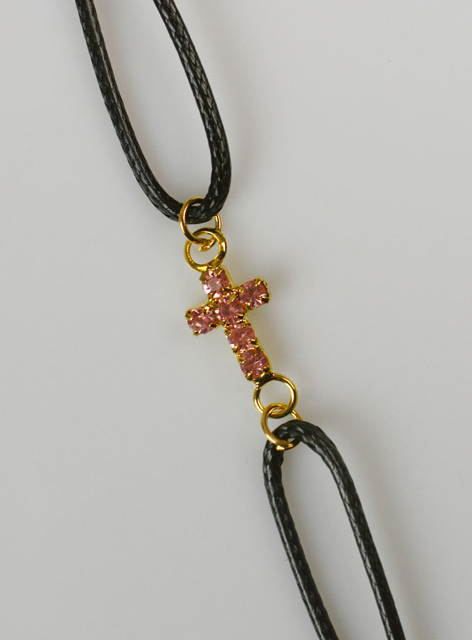 Bracelet Religieux avec Croix Or & Diamants (pic 4)