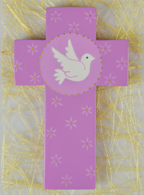 Croix de la Colombe de l'Esprit Saint - Mauve (pic 1)