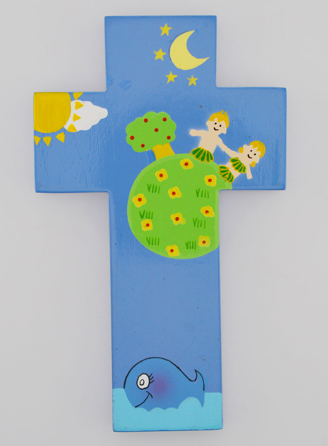 Croix Enfant Paradis Terrestre - Bleu (pic 1)