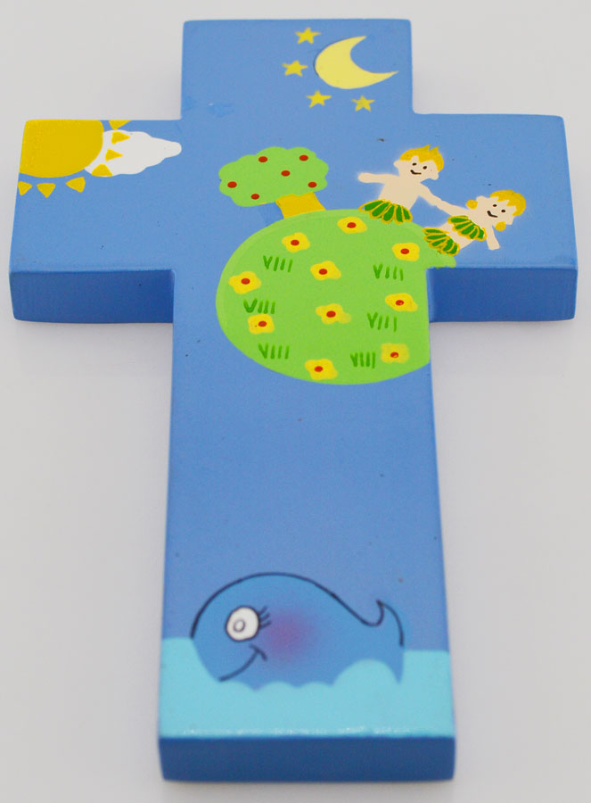 Croix Enfant Paradis Terrestre - Bleu (pic 2)