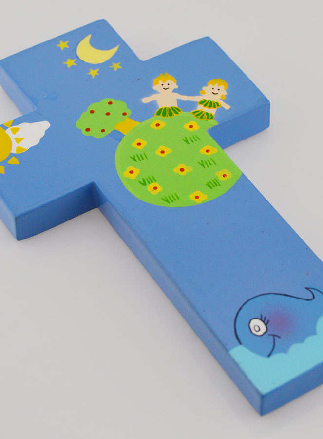 Croix Enfant Paradis Terrestre - Bleu (pic 3)
