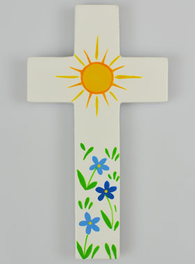 Croix Enfant - Soleil et Fleurs (pic 1)