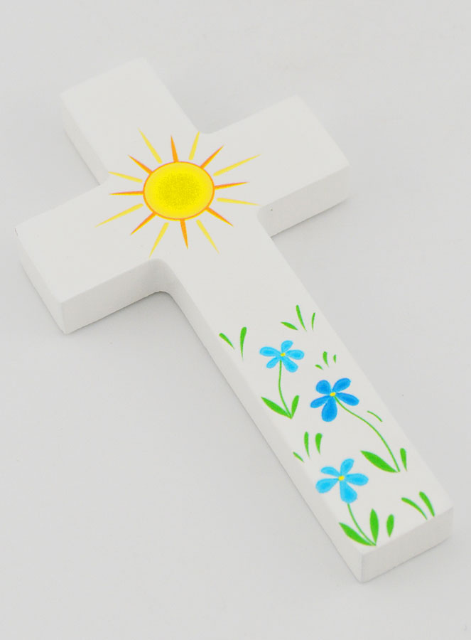 Croix Enfant - Soleil et Fleurs (pic 3)