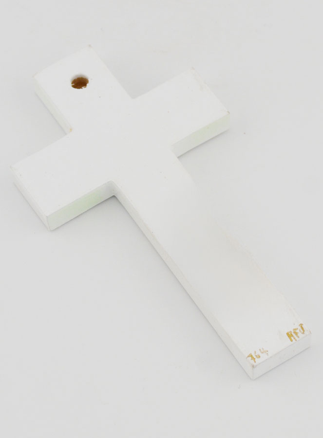 Croix Enfant en Bois - Fleurs des Champs (pic 4)