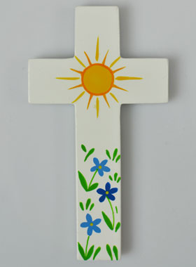 Croix en Bois - Soleil et Fleurs (pic 1)