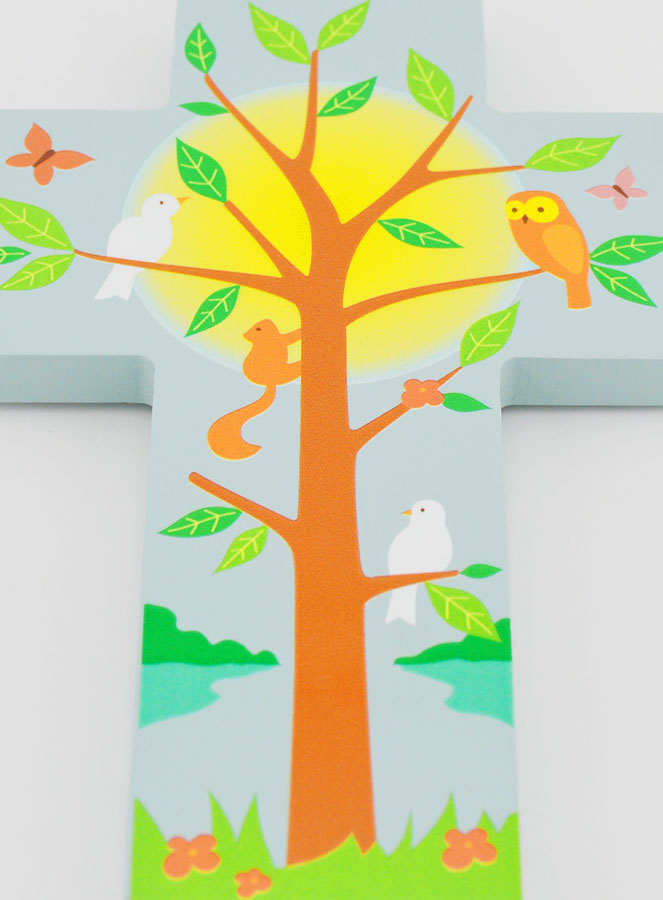 Croix en Bois - Arbre de Vie (pic 2)