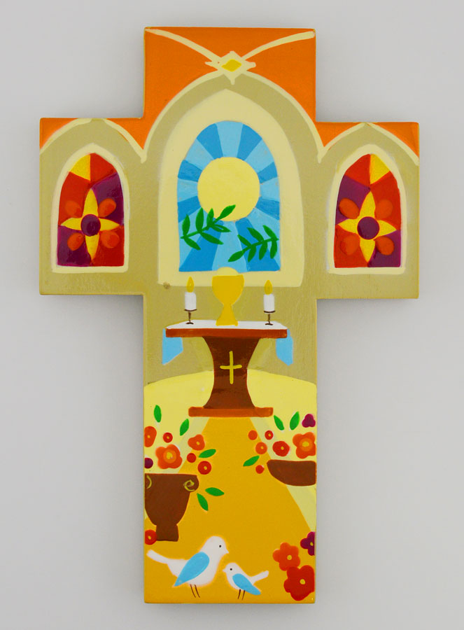 Croix Enfant en Bois - Ma Première Communion (pic 1)