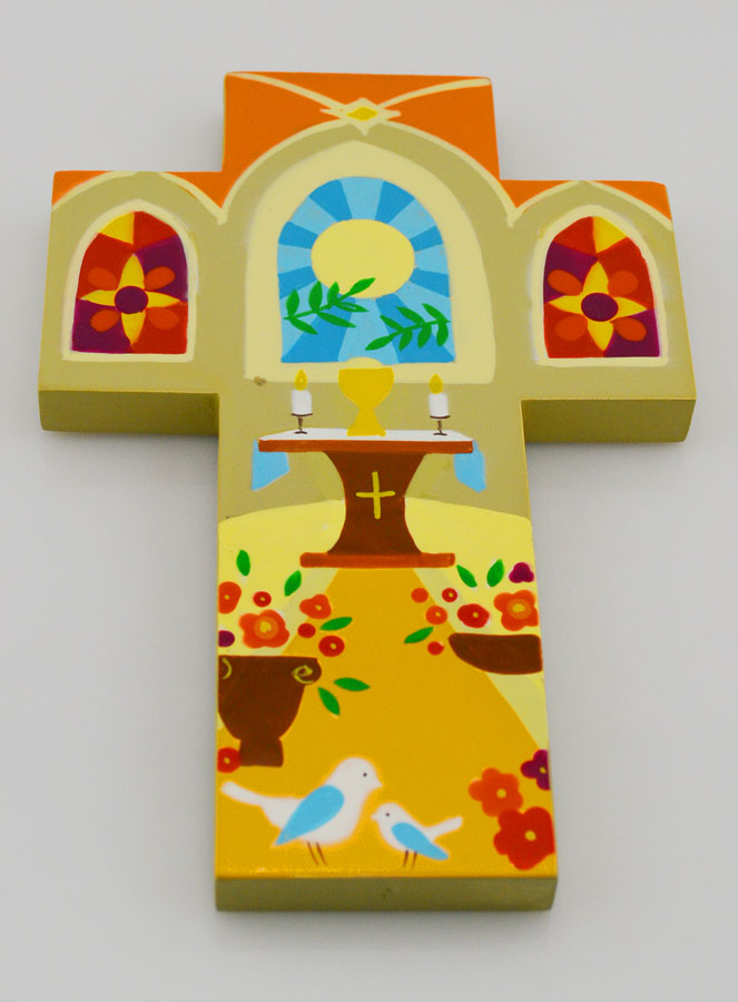 Croix Enfant en Bois - Ma Première Communion (pic 2)