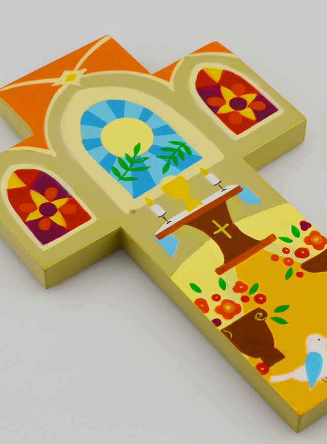 Croix Enfant en Bois - Ma Première Communion (pic 3)