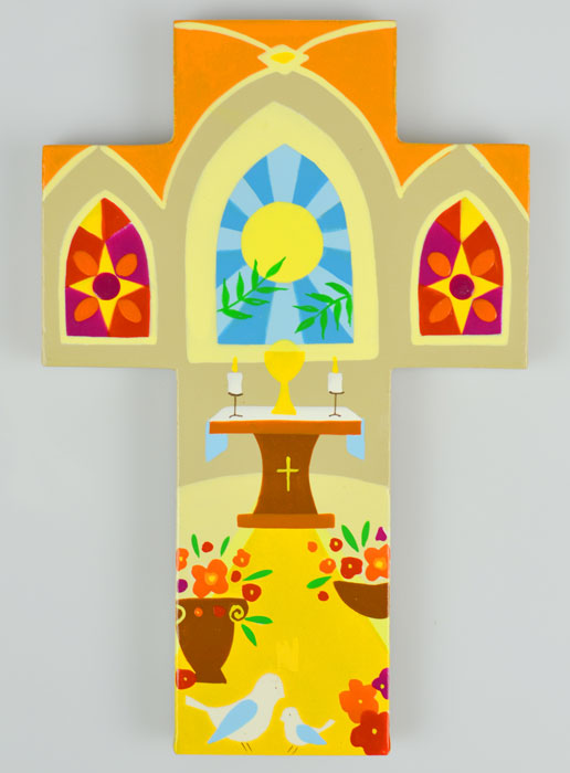Croix Enfant en Bois - Ma Première Communion Solennelle (pic 2)